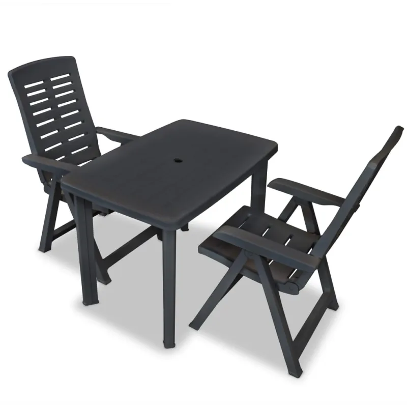 Bistrokalustekoko, 3D, antrasiitinharmaa, muovi
