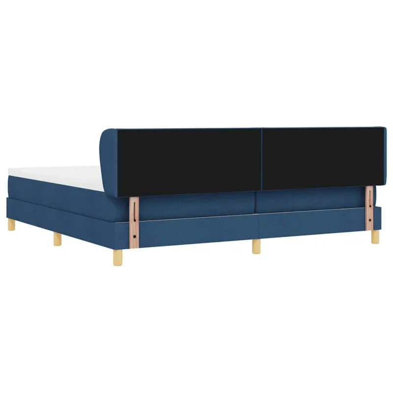 Kiemas lova su čiužiniu Mėlyna 200 x 200 cm audinys