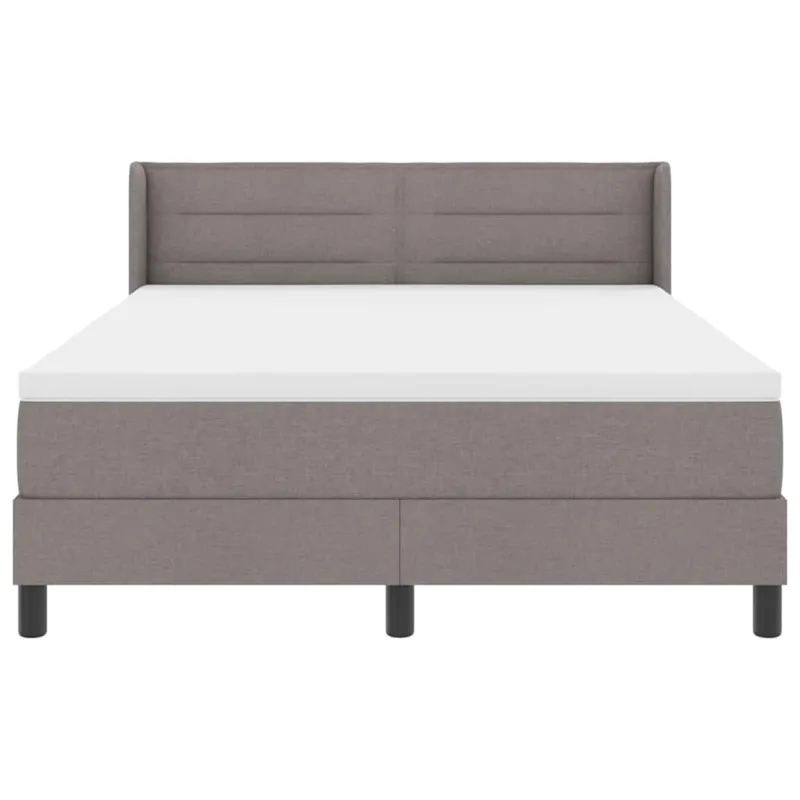 Kiemas lova su galvūgalio Taupe 200 x 140 cm audinys