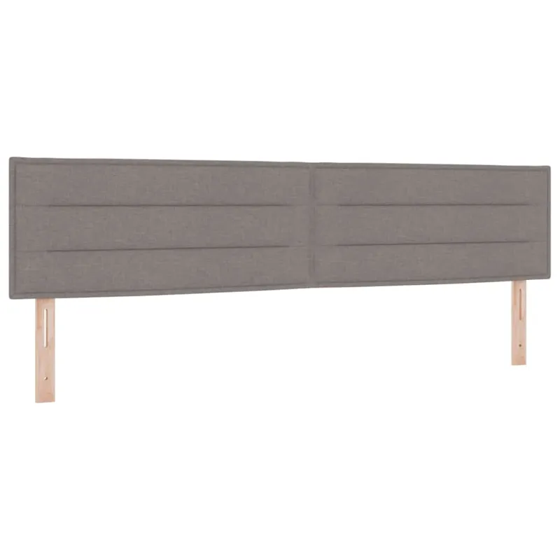 Kiemas lova su galvūgalio Taupe 200 x 200 cm audinys
