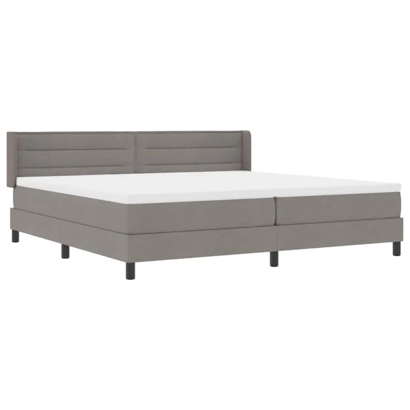 Kiemas lova su galvūgalio Taupe 200 x 200 cm audinys