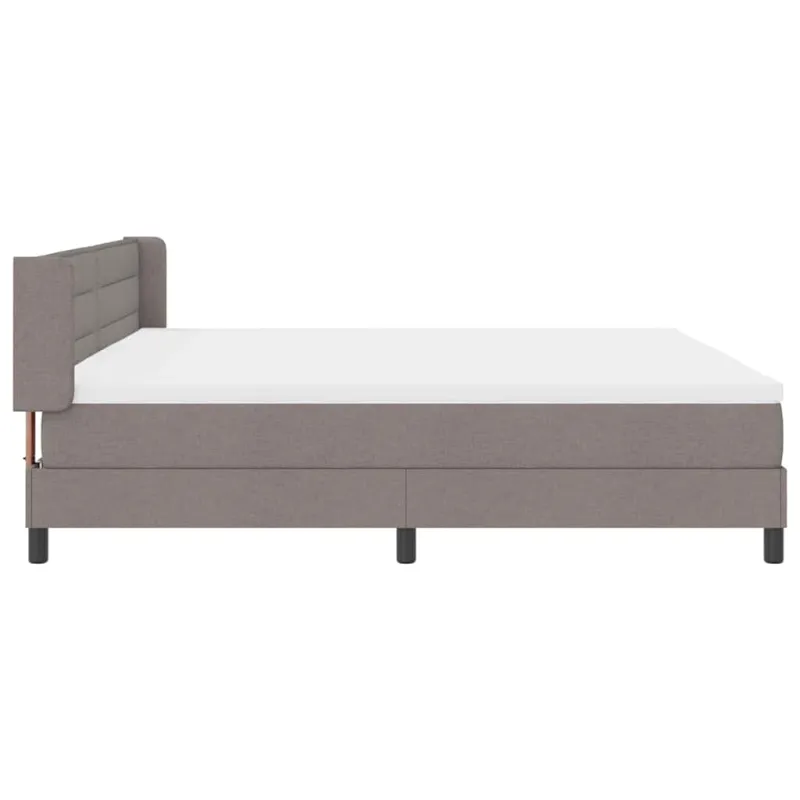 Kiemas lova su galvūgalio Taupe 200 x 200 cm audinys