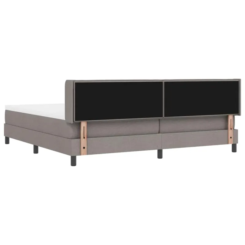 Kiemas lova su galvūgalio Taupe 200 x 200 cm audinys