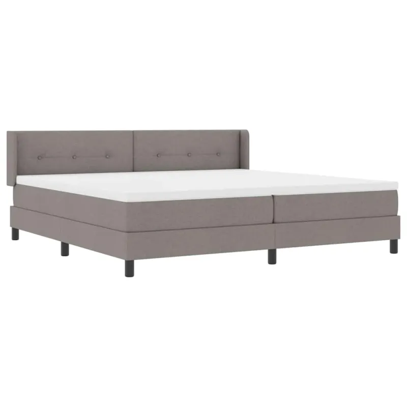 Kiemas lova su galvūgalio Taupe 200 x 200 cm audinys