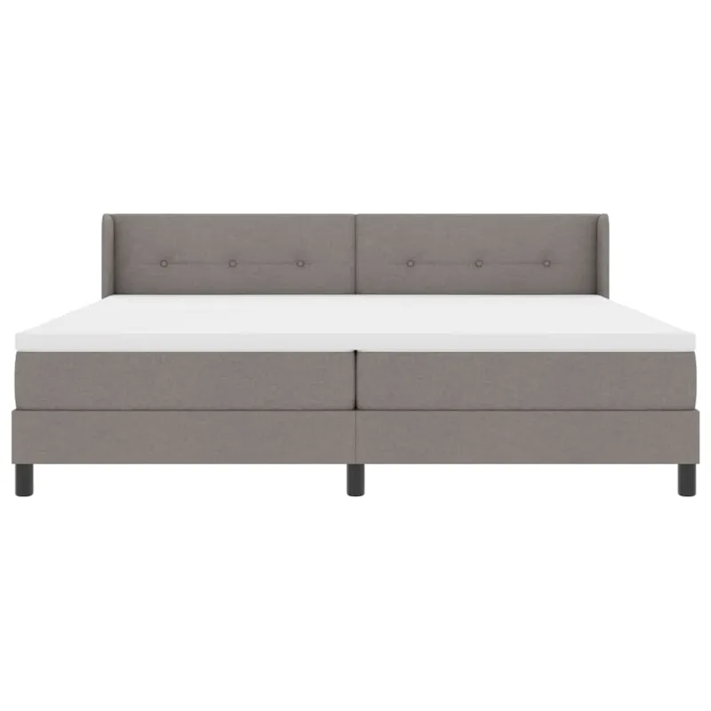 Kiemas lova su galvūgalio Taupe 200 x 200 cm audinys