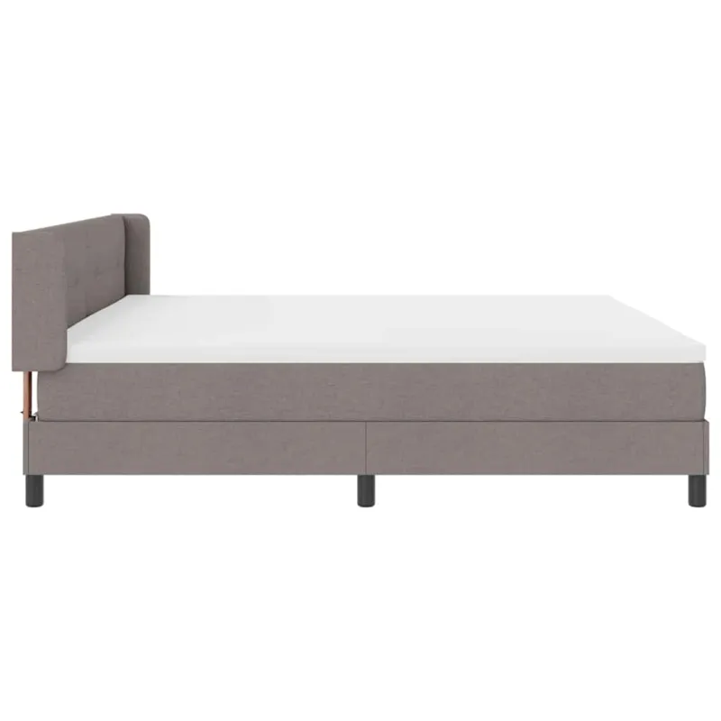 Kiemas lova su galvūgalio Taupe 200 x 200 cm audinys