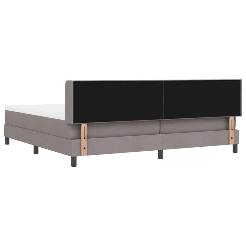 Kiemas lova su galvūgalio Taupe 200 x 200 cm audinys
