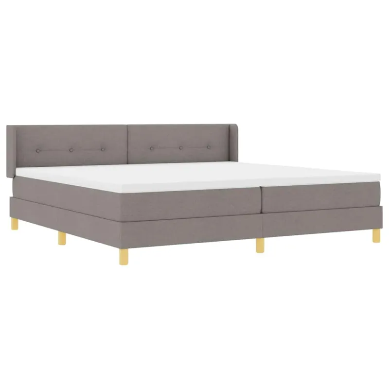 Kiemas lova su čiužiniu Tortora 200 x 200 cm audinys