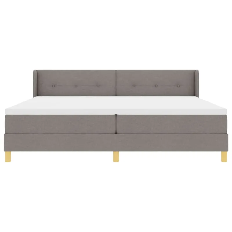 Kiemas lova su čiužiniu Tortora 200 x 200 cm audinys