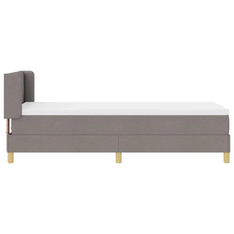Kiemas lova su pagalve Tortora 200 x 80 cm audinys