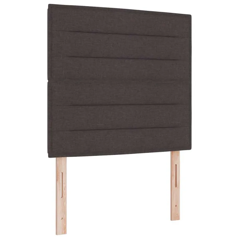 Kiemas lova su LED juostelėmis Ruda 90 x 190 cm audinys
