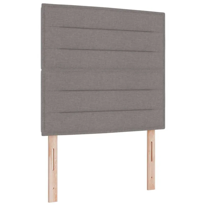 Kiemas lova su LED juostelėmis Tortora 90 x 190 cm audinys