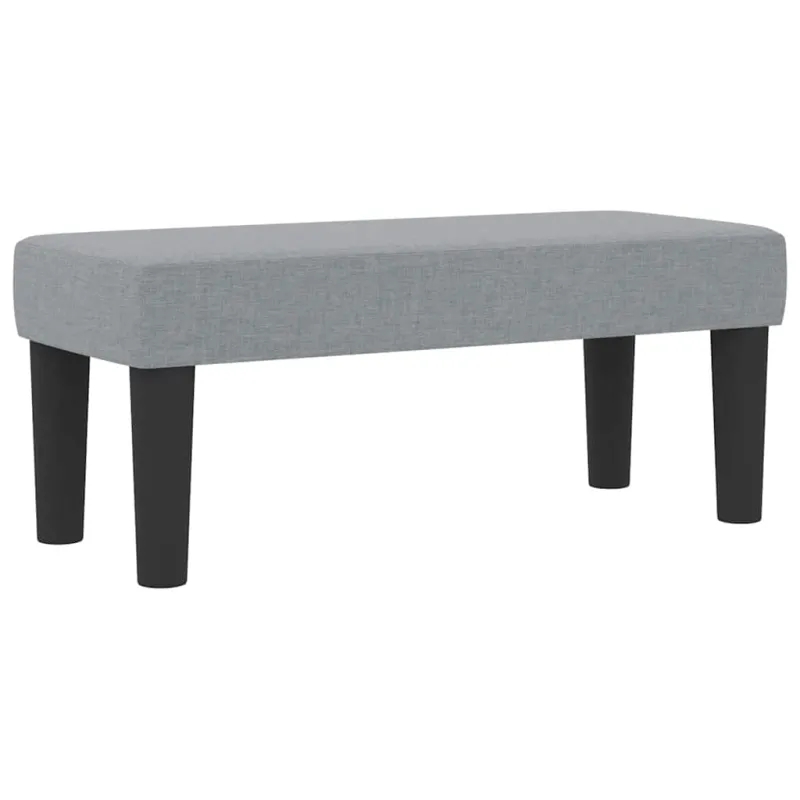 Kiemas lova su galvūgalio Šviesiai pilka 100 x 200 cm audinys