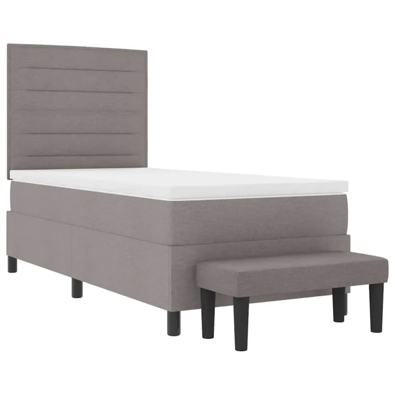 Kiemas lova su galvūgalio Tortora 100 x 200 cm audinys