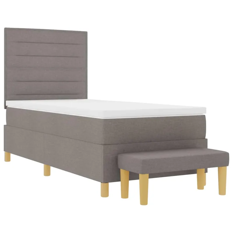 Kiemas lova su galvūgalio Tortora 200 x 90 cm audinys