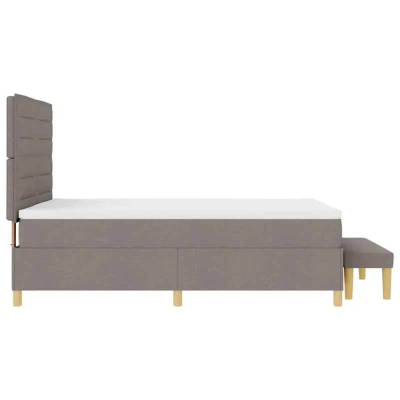Kiemas lova su galvūgalio Tortora 200 x 140 cm audinys