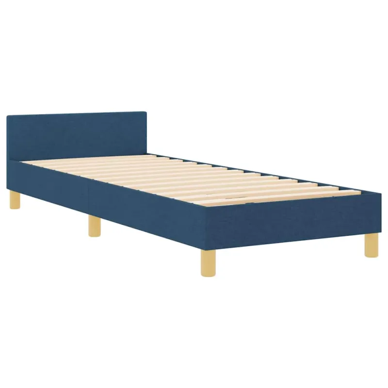 Lovos rėmas su galvūgalio Mėlyna 90 x 200 cm audinys