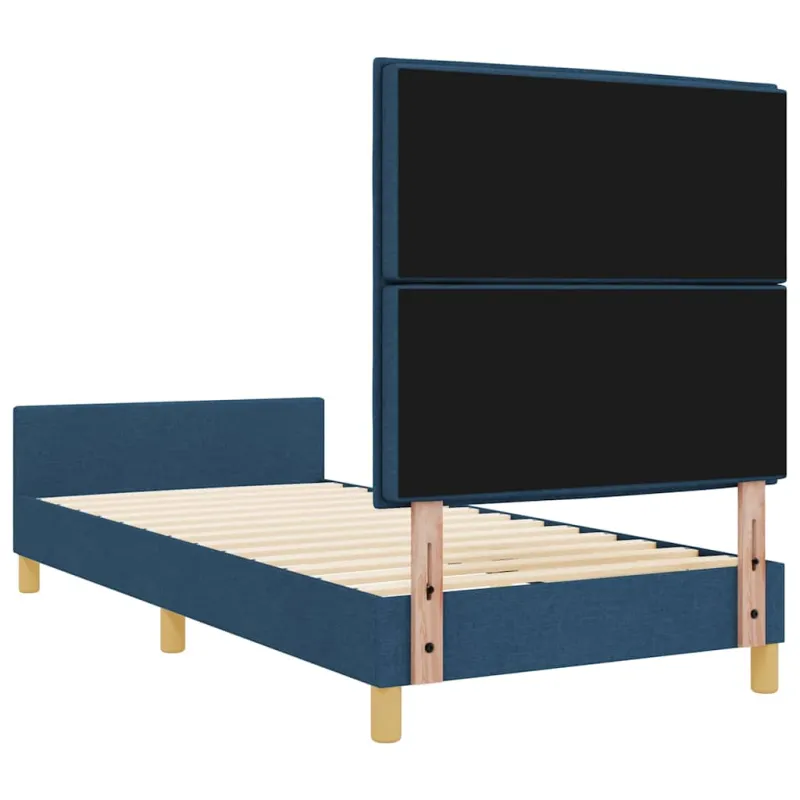 Lovos rėmas su galvūgalio Mėlyna 90 x 200 cm audinys