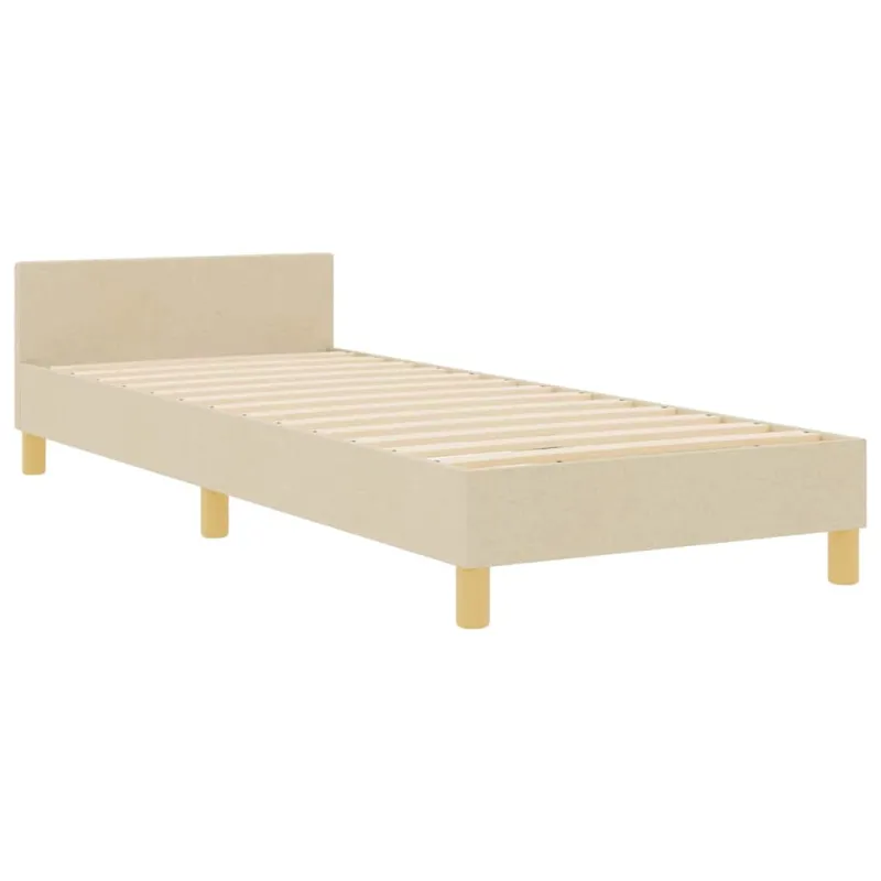 Lovos rėmas su galvūgalio Kreminė 100 x 200 cm audinys