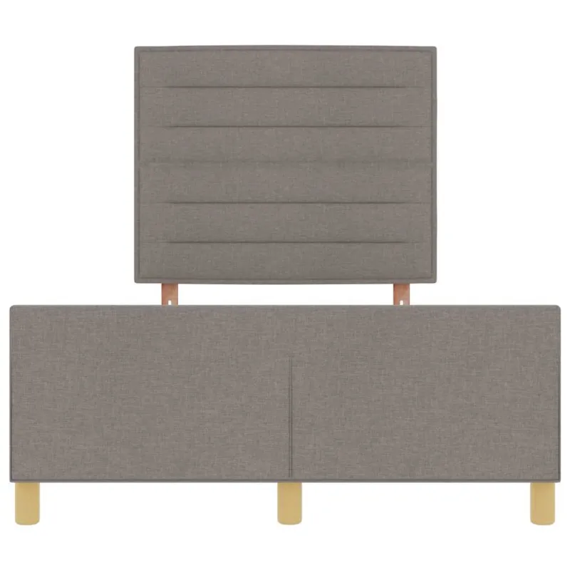 Lovos rėmas su galvūgalio Taupe 140 x 190 cm audinys