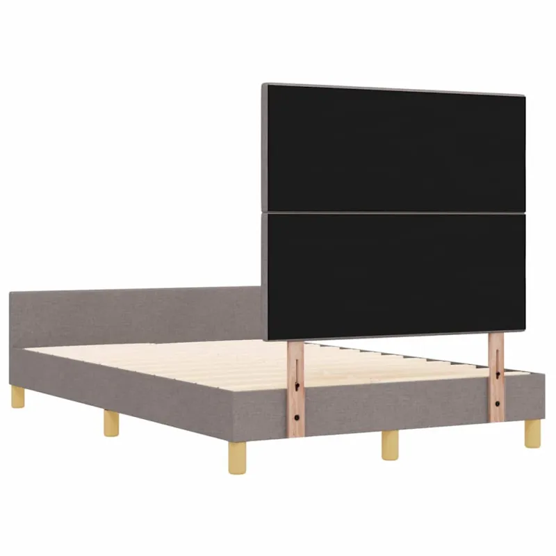 Lovos rėmas su galvūgalio Taupe 120 x 190 cm audinys