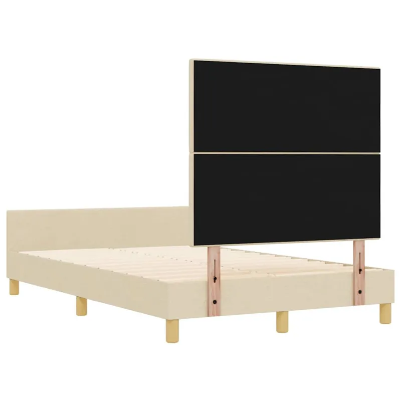 Lovos rėmas su galvūgalio Kreminė 120 x 200 cm audinys
