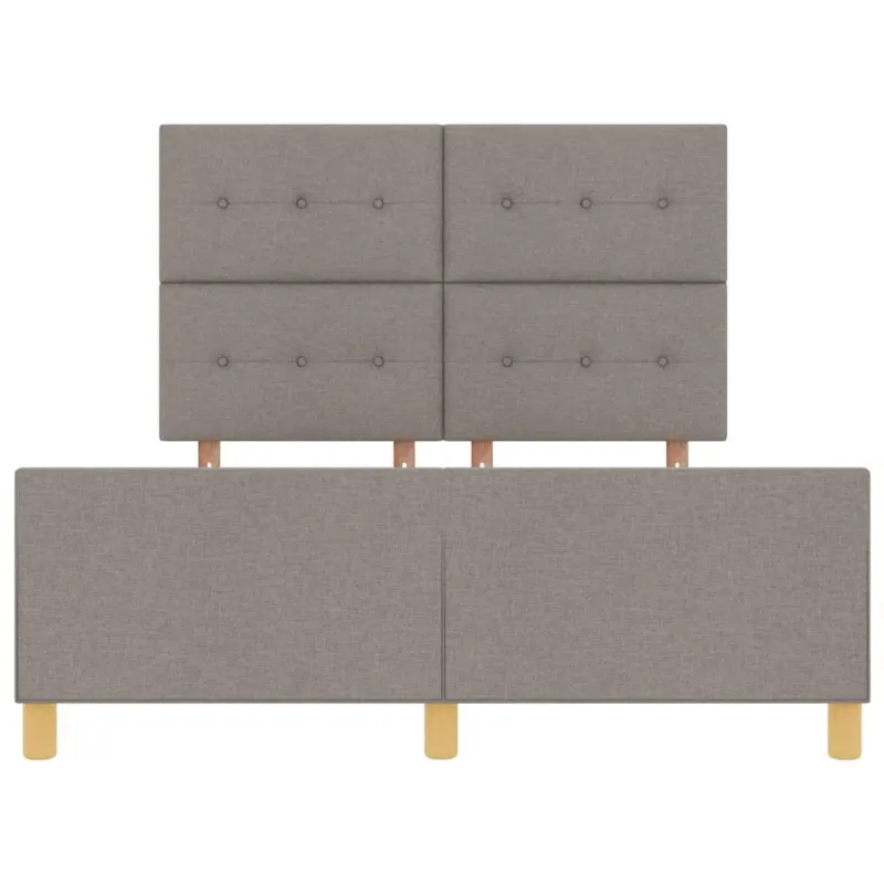 Lovos rėmas su galvūgalio Taupe 140 x 190 cm audinys