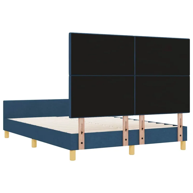 Lovos rėmas su galvūgalio Mėlyna 140 x 200 cm audinys