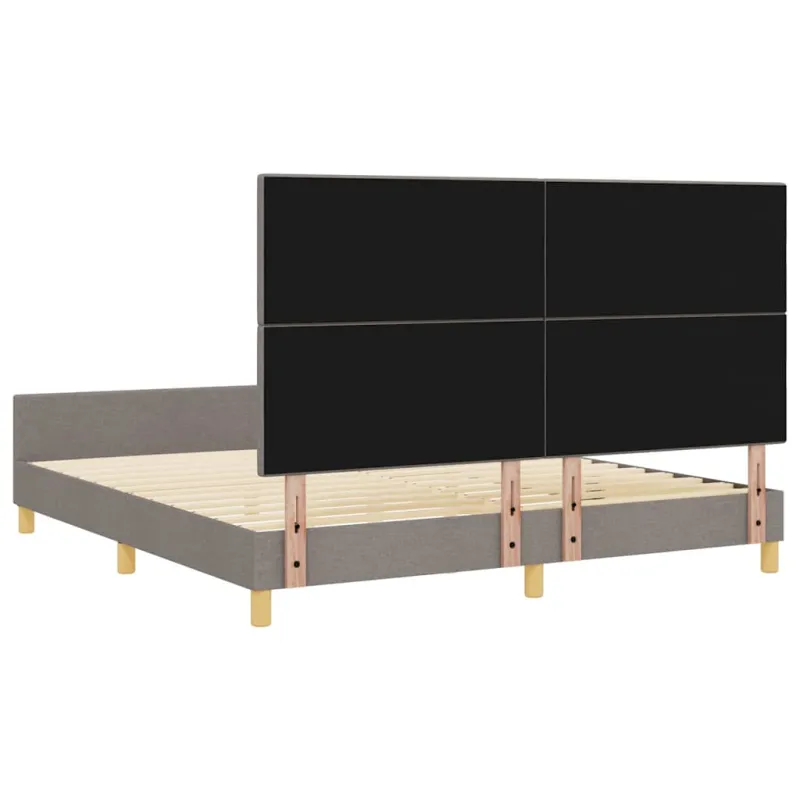Lovos rėmas su galvūgalio Tortora 180 x 200 cm audinys