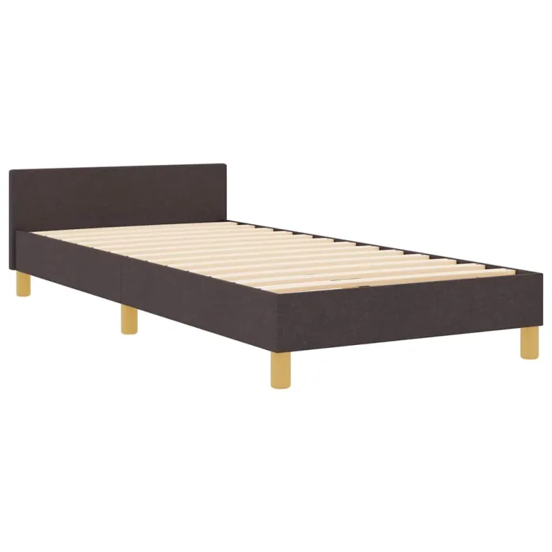 Lovos rėmas su galvūgalio Tamsiai ruda 100 x 200 cm audinys