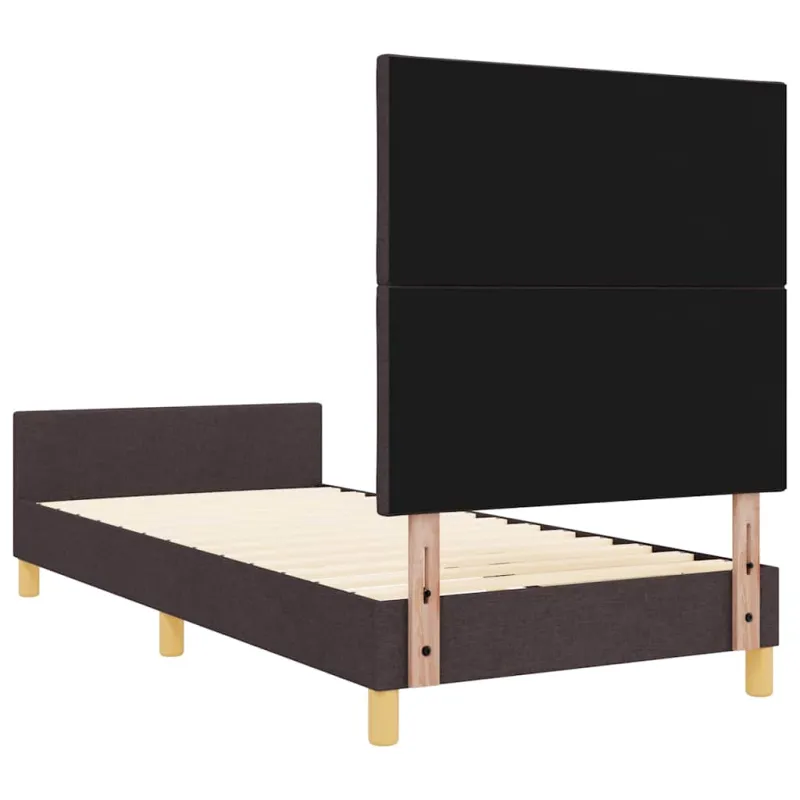 Lovos rėmas su galvūgalio Tamsiai ruda 100 x 200 cm audinys