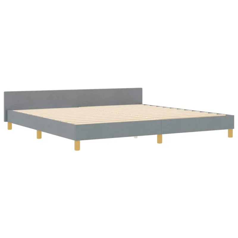 Lovos rėmas su galvūgalio Šviesiai pilka 200 x 200 cm audinys