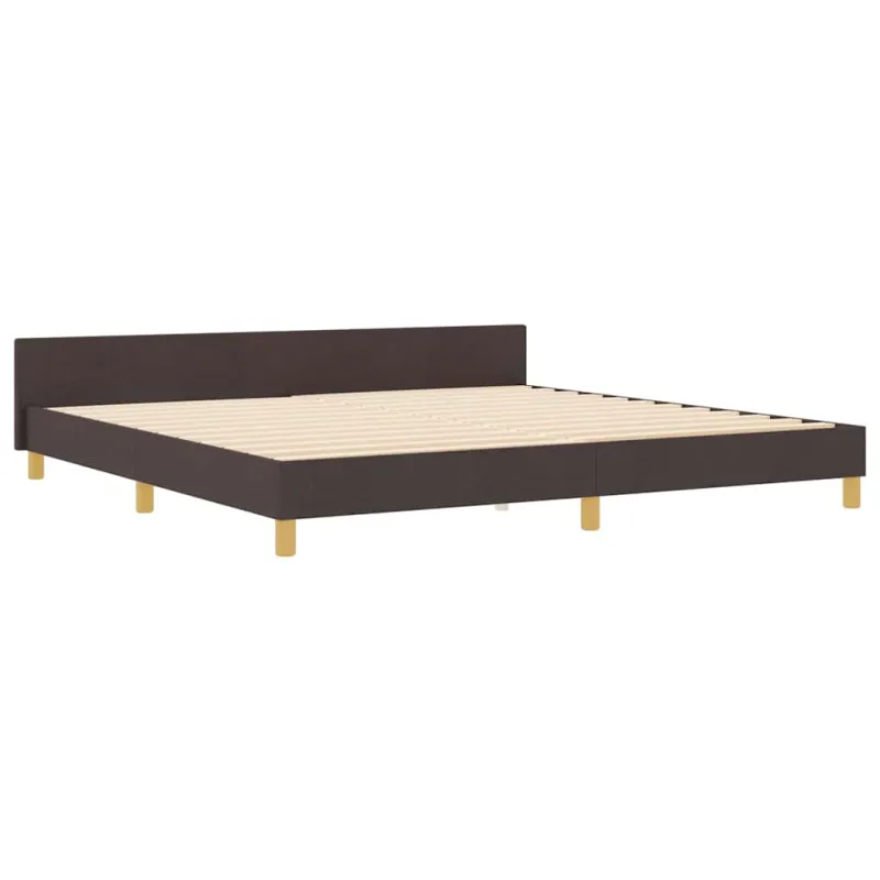 Lovos rėmas su galvūgalio Tamsiai ruda 200 x 200 cm audinys
