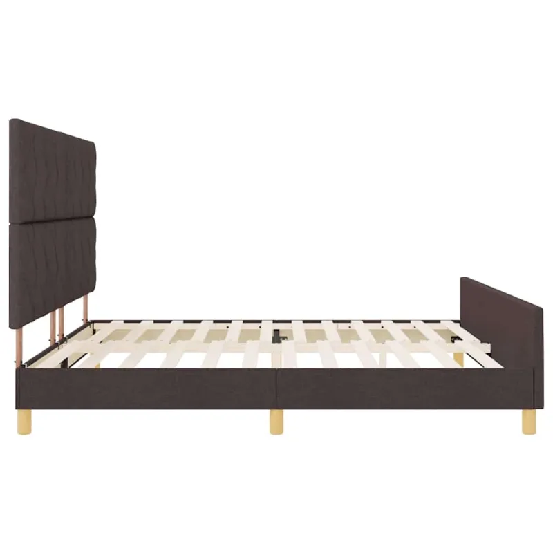 Lovos rėmas su galvūgalio Tamsiai ruda 200 x 200 cm audinys