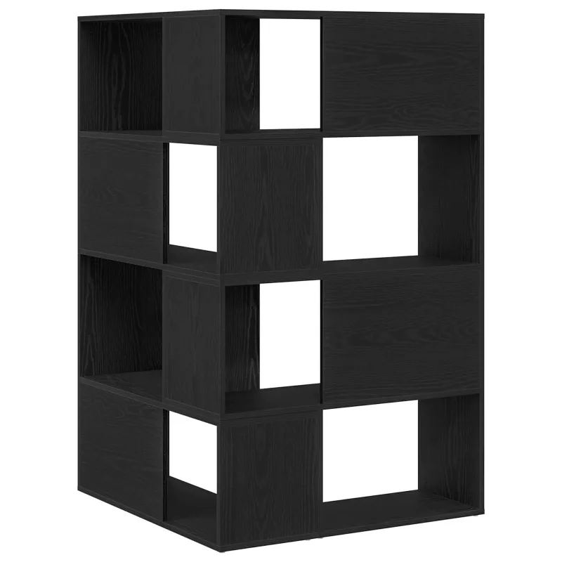 Spinta 2 pcs Juodas ąžuolas 85 x 85 x 140 cm Apdirbta mediena