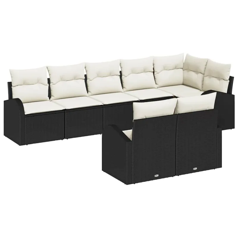 Sodo Sofų Rinkinys 8 pcs poliratanas
