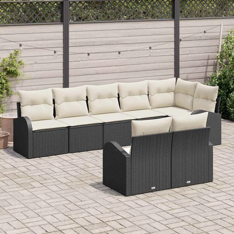 Sodo Sofų Rinkinys 8 pcs poliratanas