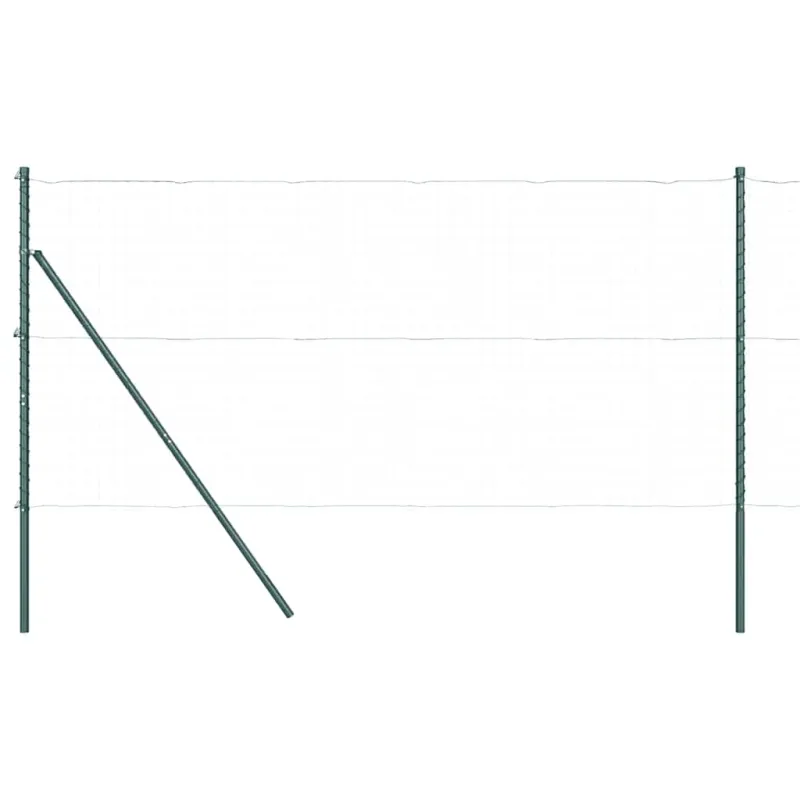 Įmontuotas tvoros stulpas 26 pcs Žalia