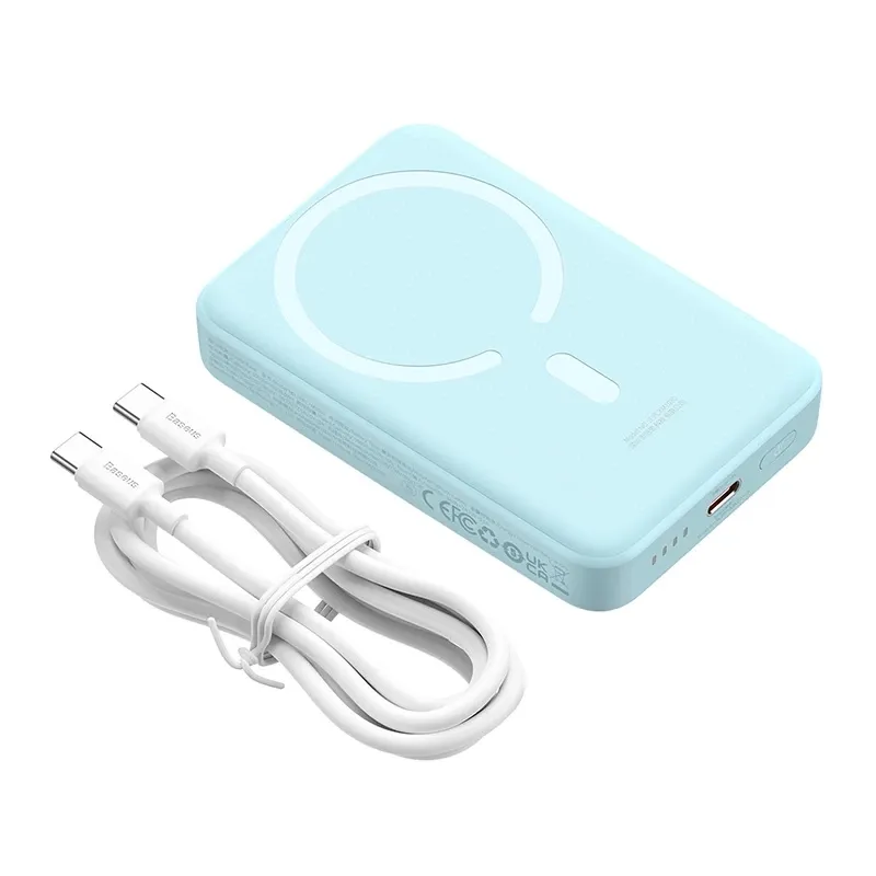 Power Bank mini Baseus 10000mAh, USB-C 30W Blue universal
