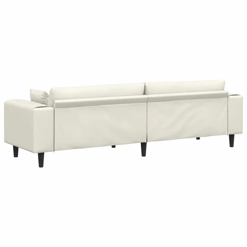 Sofa Kreminė 250 x 77 x 76 cm Aksomas