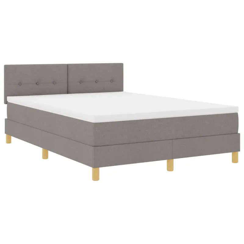 Kiemas lova su pagalve Tortora 160 x 200 cm audinys
