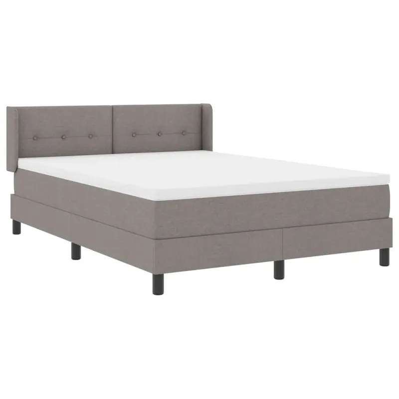 Kiemas lova su galvūgalio Taupe 200 x 160 cm audinys