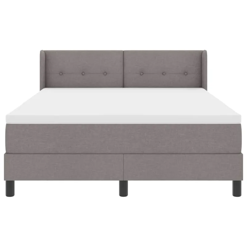 Kiemas lova su galvūgalio Taupe 200 x 160 cm audinys