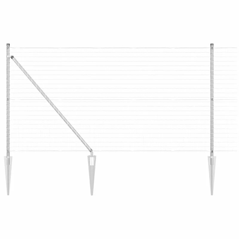 Suvirintas vielinis tvoras su smailiais galais 10 x 1 m (P x A)