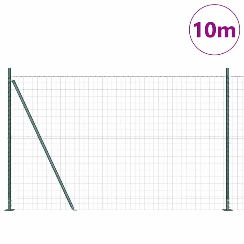 Suvirinta vielos tvora su betono baze 10 x 1,4 m (P x A)