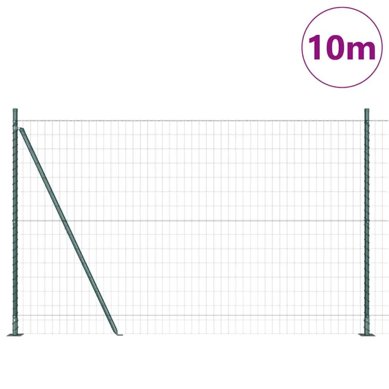 Suvirinta vielos tvora su betono baze 10 x 1,4 m (P x A)