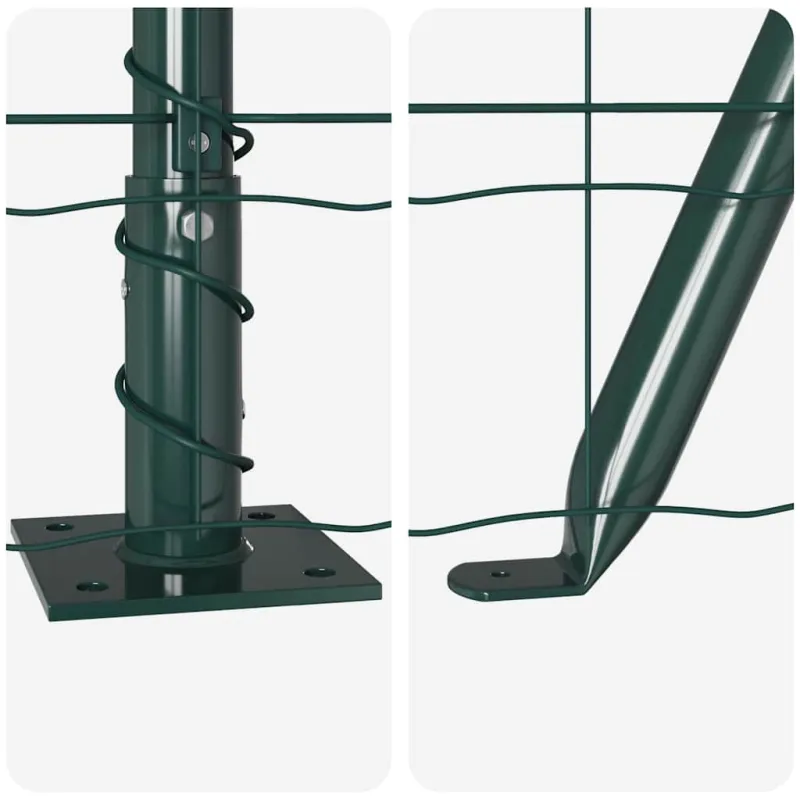 Suvirinta vielos tvora su betono baze 25 x 0,6 m (W x H)