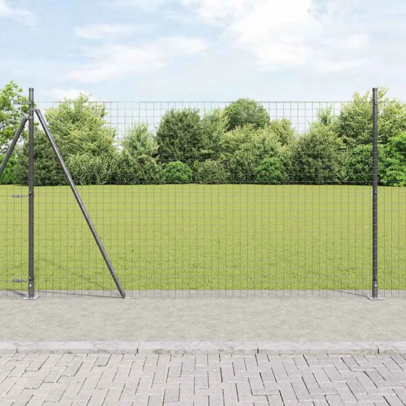 Suvirinta vielos tvora su betono baze 10 x 1,4 m (P x A)