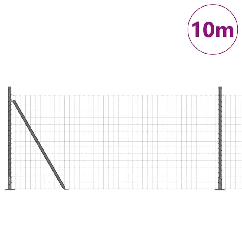 Suvirinta vielos tvora su betono baze 10 x 1 m (P x A)