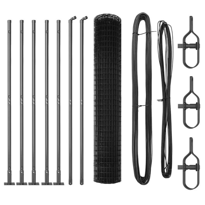 Suvirinta vielos tvora su betono baze 10 x 1,4 m (P x A)